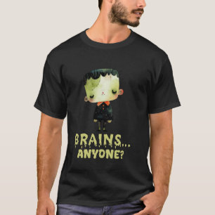 Hirne Jeder Süße Zombie Wasserfarbe Untote Kawaii T-Shirt