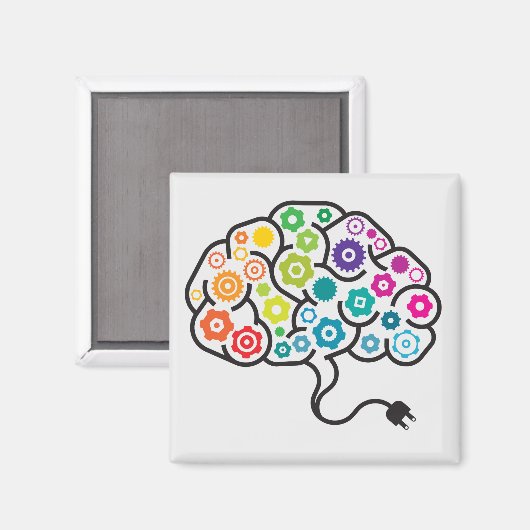 hirngymnastisch magnet (Vorderseite/Rückseite)