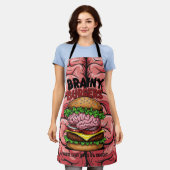 Hirnige Burger Schürze (Getragen)