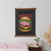 Hirnige Burger Wandteppich Mit Holzrahmen (Schlafzimmer)