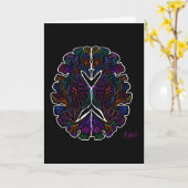 Hirnkarte für Blumenmuster Karte (Gelbe Blume)