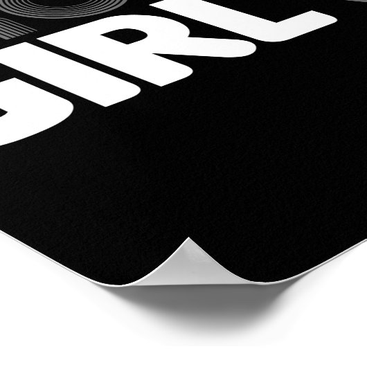 Hirnkrebs, der mit dem falschen Mädchen graue Mess Poster (Ecke)