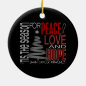 Hirnkrebs Weihnachten 1 Ornamente (Hinten)