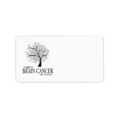 Hirnkrebsbaum Adressaufkleber (Vorne)