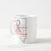 Hirnkrebsbewusstsein in Nevada Kaffeetasse (Vorderseite Links)