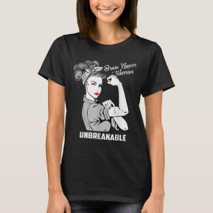 Hirnkrebskrieger Unzerbrechliches Geschenk T-Shirt