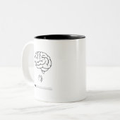 Hirnladende Kaffeetasse (Vorderseite Links)