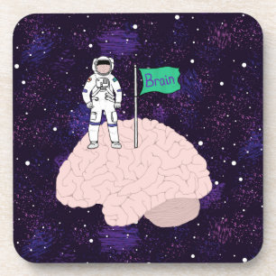 Hirnlandung Getränkeuntersetzer