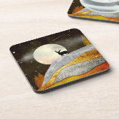 Hirnmoon Landscape Getränkeuntersetzer (Linke Seite)