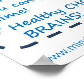 Hirnneuronen-Hirnforscher® Poster (Ecke)