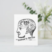 Hirnpostkarte des Schauspielers Postkarte (Stehend Vorderseite)