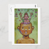 Hirnpostkarte Postkarte (Vorne/Hinten)