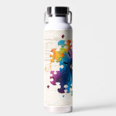 Hirnpuzzle Trinkflasche (Vorne)