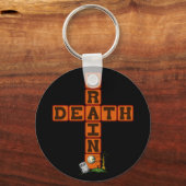 Hirntodkreuz Schlüsselanhänger (Vorderseite)