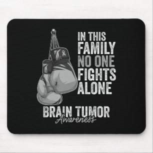 Hirntumor-Bewusstsein Monat Boxhandschuhe grau kan Mousepad
