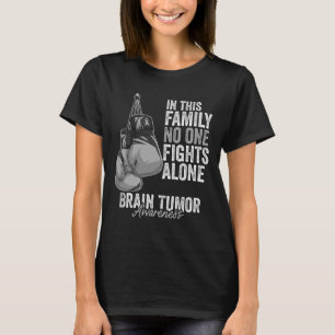 Hirntumor-Bewusstsein Monat Boxhandschuhe grau kan T-Shirt