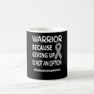 Hirntumor-Bewusstsein Monat Hirntumor-Krieger Kaffeetasse
