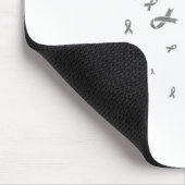 Hirntumor-Bewusstsein Sonnenblumen-Überlebender-De Mousepad (Ecke)