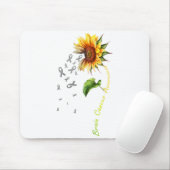 Hirntumor-Bewusstsein Sonnenblumen-Überlebender-De Mousepad (Mit Mouse)