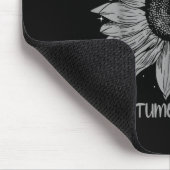 Hirntumor-Bewusstsein tragen Sie im Mai grau stark Mousepad (Ecke)