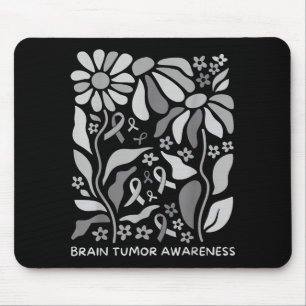 Hirntumor-Bewusstsein tragen Sie im Mai grau stark Mousepad