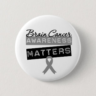 Hirntumor-Bewusstseins-Angelegenheiten Button
