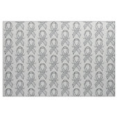 Hirntumor-Bewusstseins-Band mit Flügeln Stoff (Fat Quarter (45,7 x 55,9 cm))