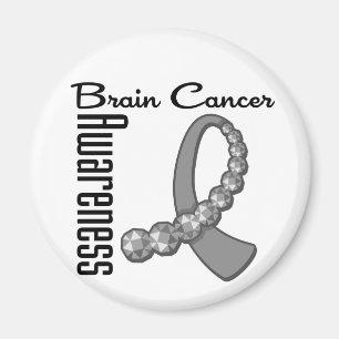 Hirntumor-Bewusstseins-Edelstein-Band Magnet