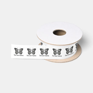 Hirntumor-Bewusstseins-Schmetterling von Hoffnung Satinband