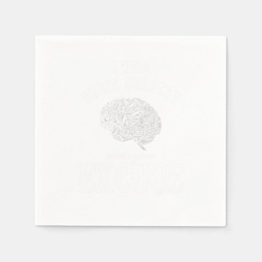 Hirntumor-Bewusstseinsgeschenk ich hatte Gehirn Op Serviette (Vorderseite)