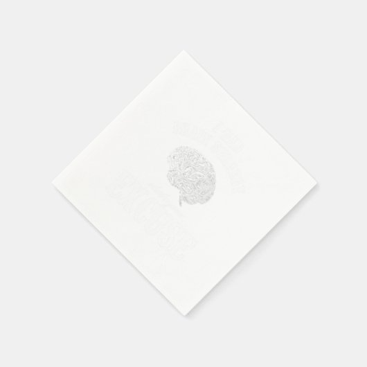 Hirntumor-Bewusstseinsgeschenk ich hatte Gehirn Op Serviette (Ecke)