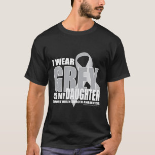 Hirntumor-Grau für Tochter T-Shirt