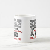 Hirntumor HOFFNUNG 2 Kaffeetasse (Mittel)