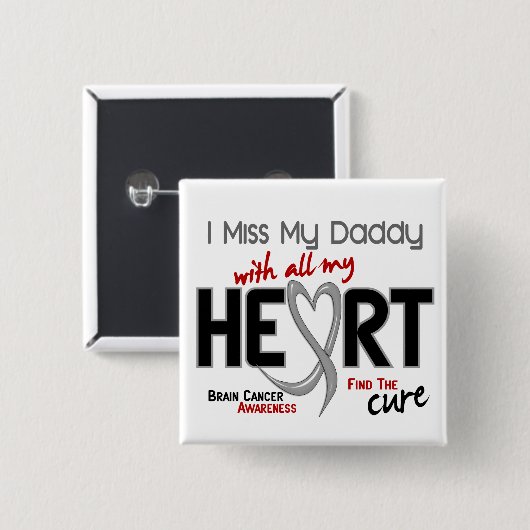 Hirntumor I FRÄULEIN MY DADDY Button (Vorne & Hinten)