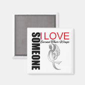 Hirntumor Jemand, den ich Liebe habe, hat ihre Flü Magnet (Vorderseite/Rückseite)