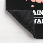 Hirntumor Krieger Bewusstsein Hoffnung Stärke Mousepad (Ecke)