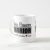 Hirntumor-Kriegers-Kämpfer Kaffeetasse (Vorderseite Links)