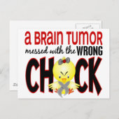 Hirntumor mit dem falschen Schwanz Postkarte (Vorne/Hinten)