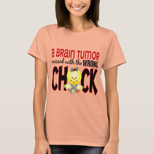 Hirntumor mit dem falschen Schwanz T-Shirt (Vorderseite)