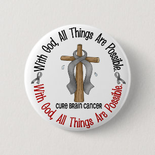 Hirntumor MIT GOTT-KREUZ 1 Button