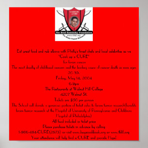 Hirntumor-Nutzen Poster