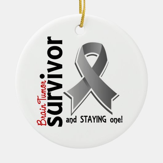 Hirntumor-Überlebender 19 Keramikornament (Vorne)