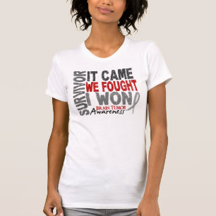 Hirntumor-Überlebender, den es wir kam, kämpfte T-Shirt