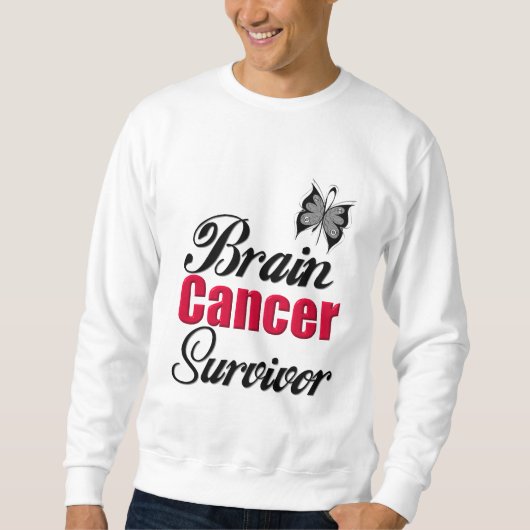 Hirntumor-Überlebender Sweatshirt (Vorderseite)