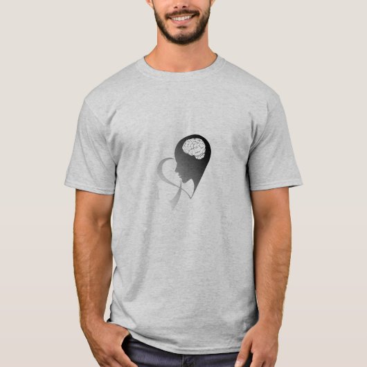 Hirntumor-Überlebender (Unisex) T-Shirt (Vorderseite)