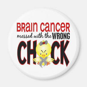 Hirntumor verwirrt mit dem falschen Küken Magnet