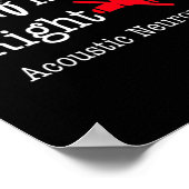 Hirntumorbewusstsein Gray Ribbon Todsträhne Poster (Ecke)