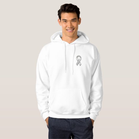 Hirntumorbewusstsein Hoodie (Vorne ganz)