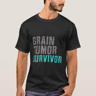 Hirntumorüberlebung S Krebsbewusstsein Operation T-Shirt