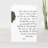 Hirnverletzung-Bewusstseins-Karte Karte (Rückseite)